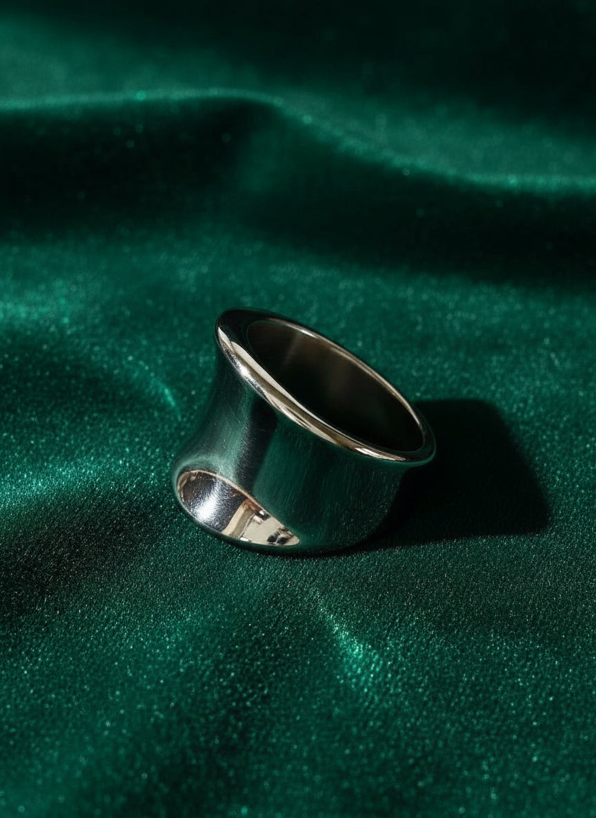 Bold Sculptural Gold Ring