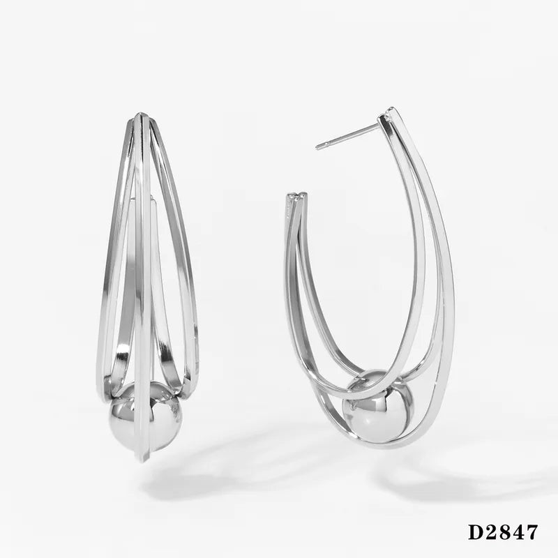 Orbital Hoop Earrings
