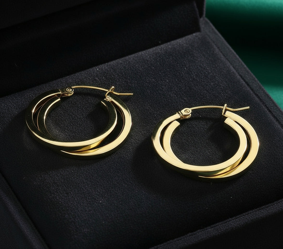 Modern Hoop Earrings