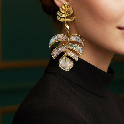 Palma Abalone Drop Earrings