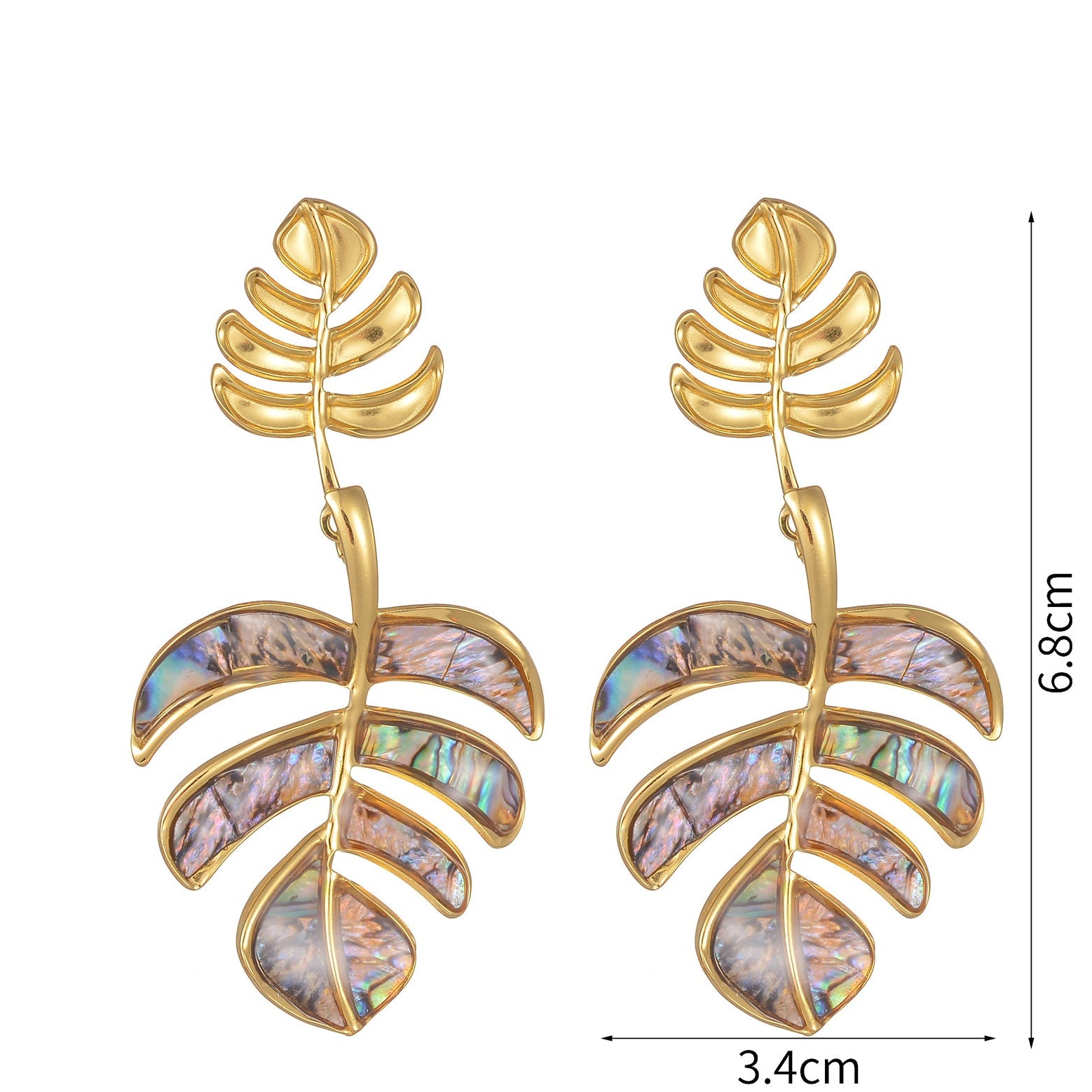 Palma Abalone Drop Earrings