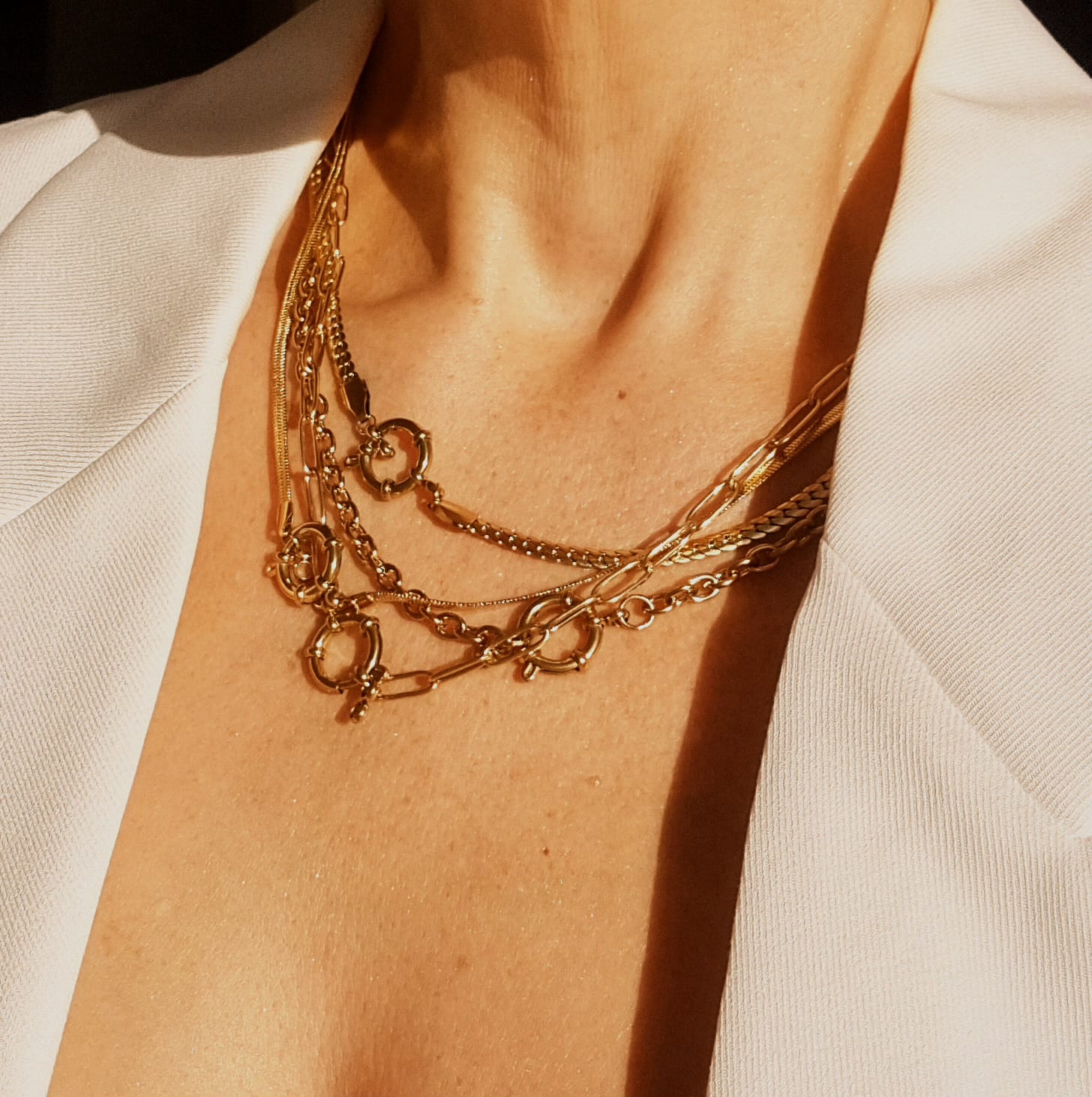 Blade Spring Necklace