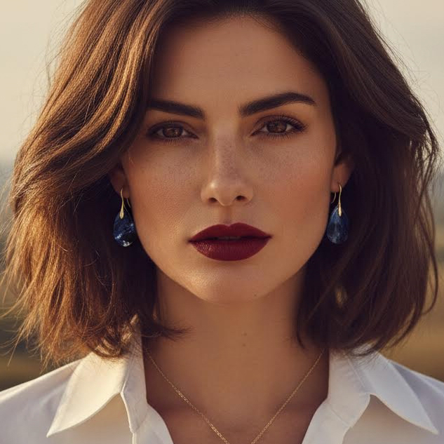 Midnight Drop Earrings