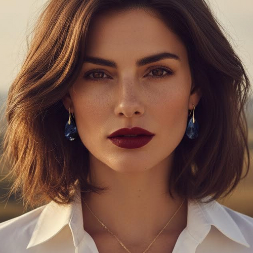 Midnight Drop Earrings