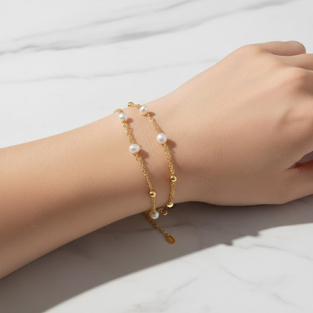 Pearl Chain Bracelet